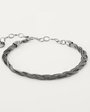 BY•L – ROPE VINTAGE HERRAR ARMBAND - SVART