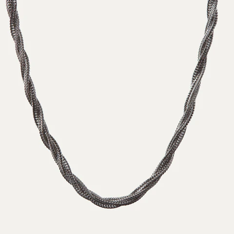BY•L – ROPE VINTAGE HERRAR HÁLSKEÐJA – SVÖRT