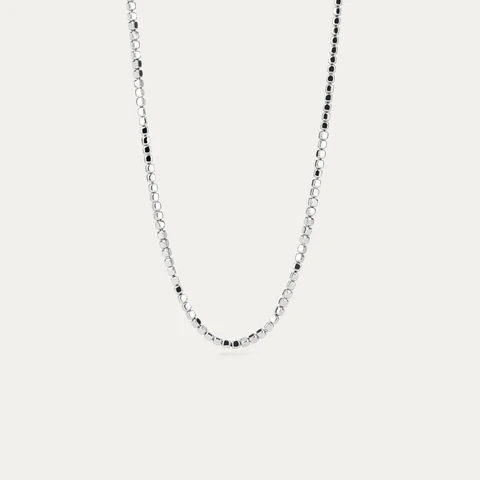 BY•L – CUBE HÁLSFESTI KUBBAR - RHODIUM