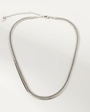 BY•L – SPINE FLAT HÁLSKEÐJA - RHODIUM