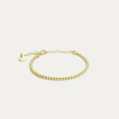 BY•L – CUBE ARMBAND KUBBAR – GYLLT