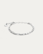 BY•L – FROST ARMBAND TVÖFALT - RHODIUM