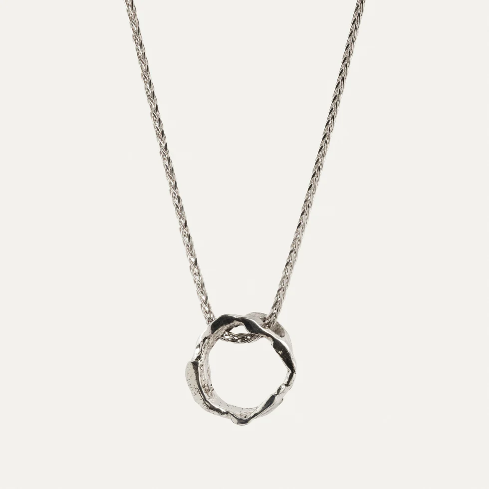 BY•L – STORMUR RAW HÁLSMEN HRINGUR MINNI- RHODIUM