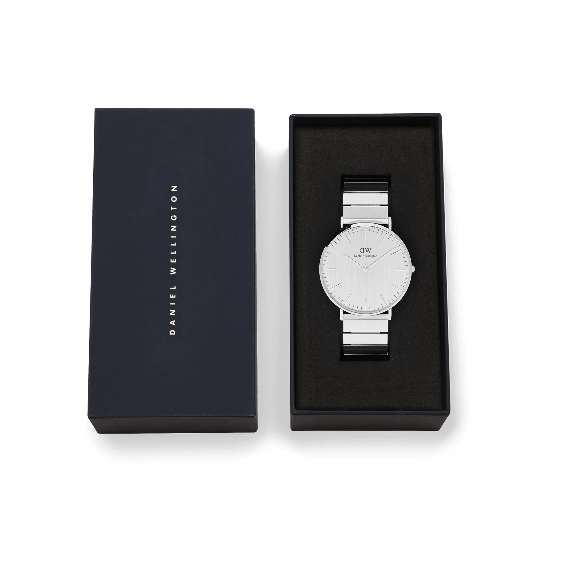 Daniel Wellington – Classic Piano Link Silver Unitone – 40 mm