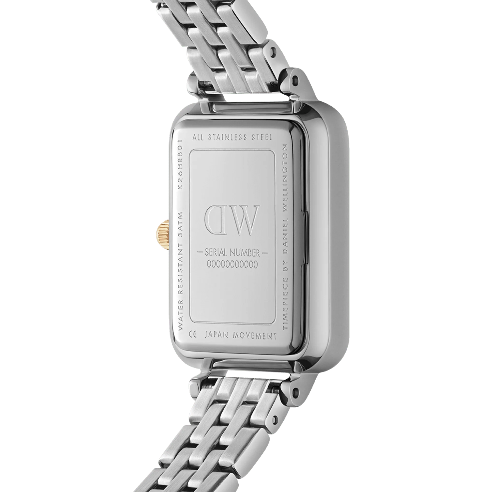 Daniel Wellington – Quadro Lumine Bezel 5-Link Two-Tone MOP