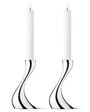Georg Jensen Cobra kertastjakar 2 stk 16cm