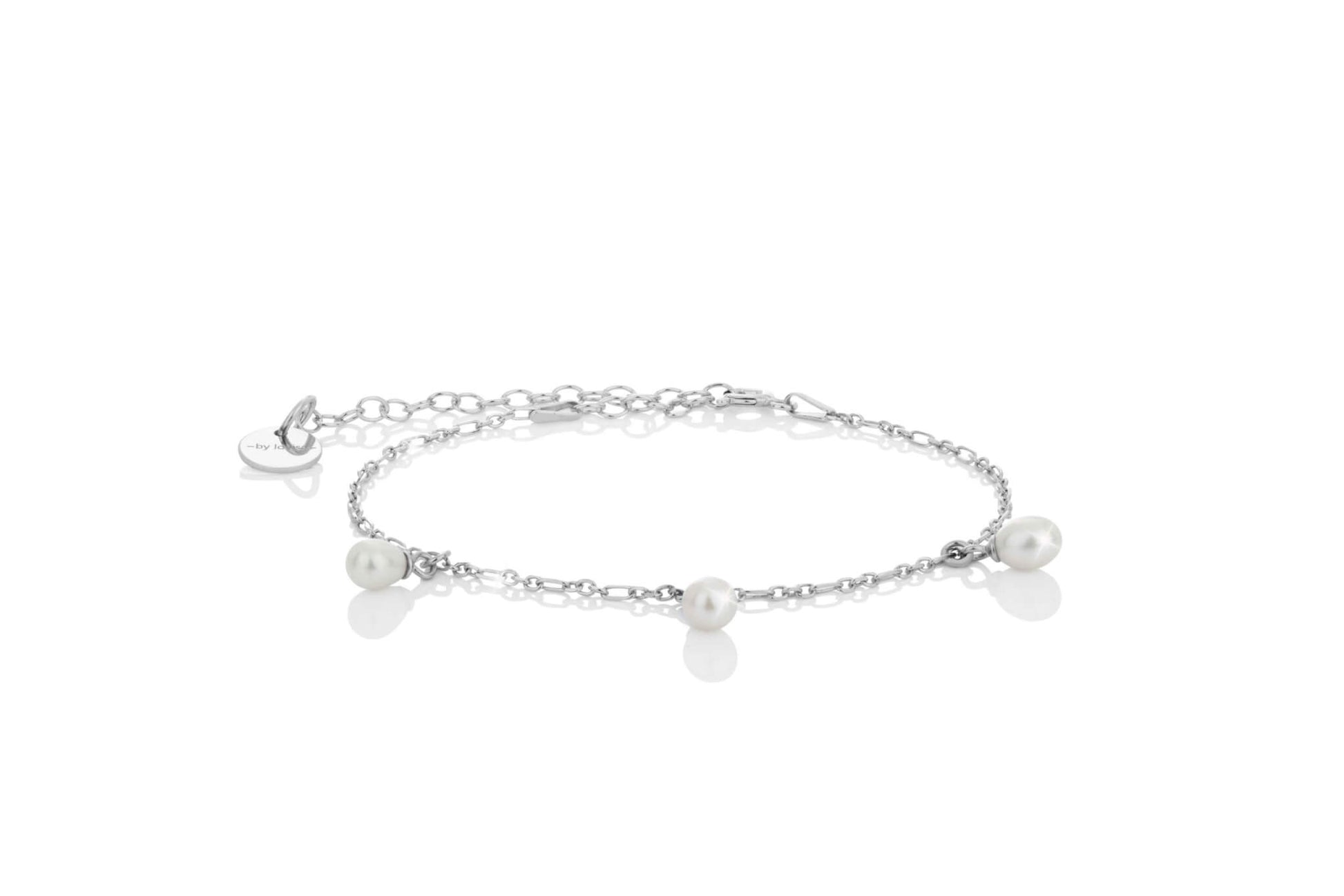 BYLOVISA – HAF – FÍNT ARMBAND 3 PERLUR