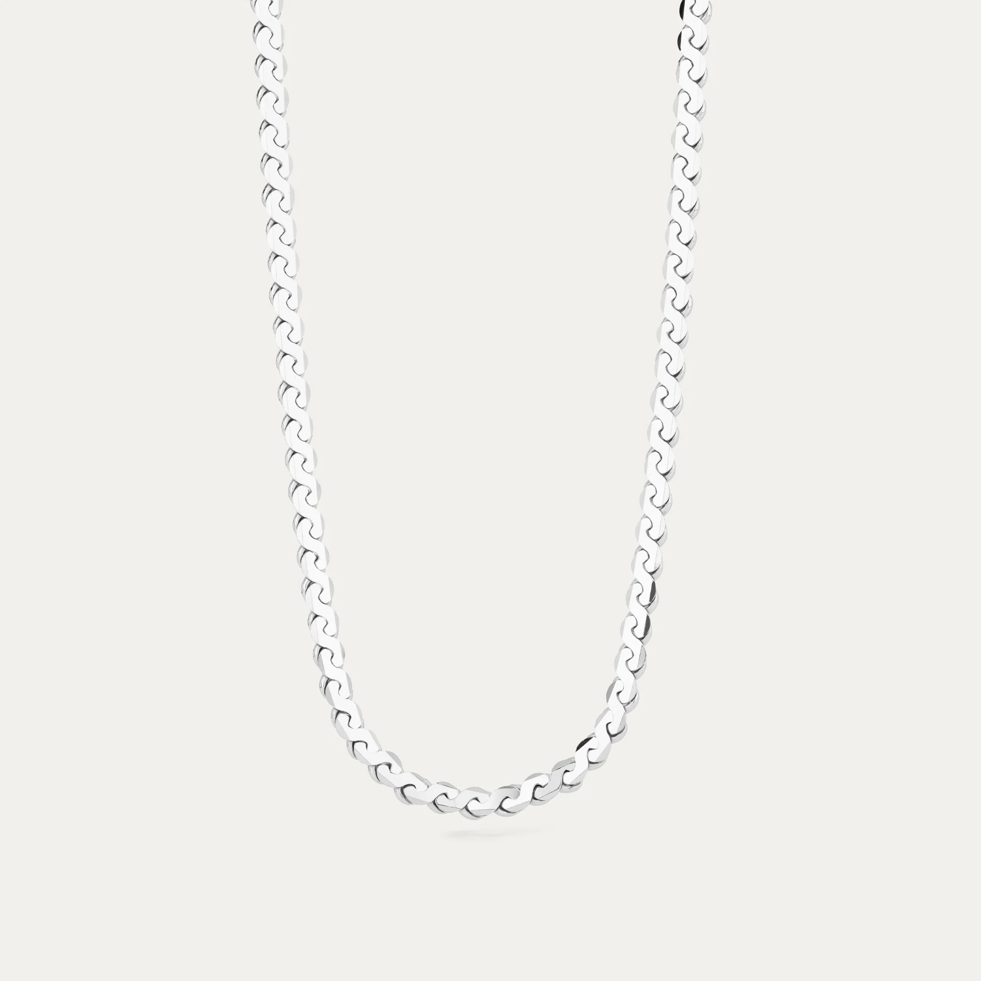 BY•L – Haf breið hálsfesti - rhodium
