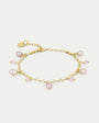 Haf Pink armband - Bleikar perlur & Rose Quartz