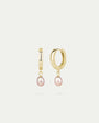 Haf Pink hoops lokkar - Bleik perla