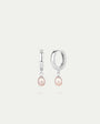Haf Pink hoops lokkar - Bleik perla