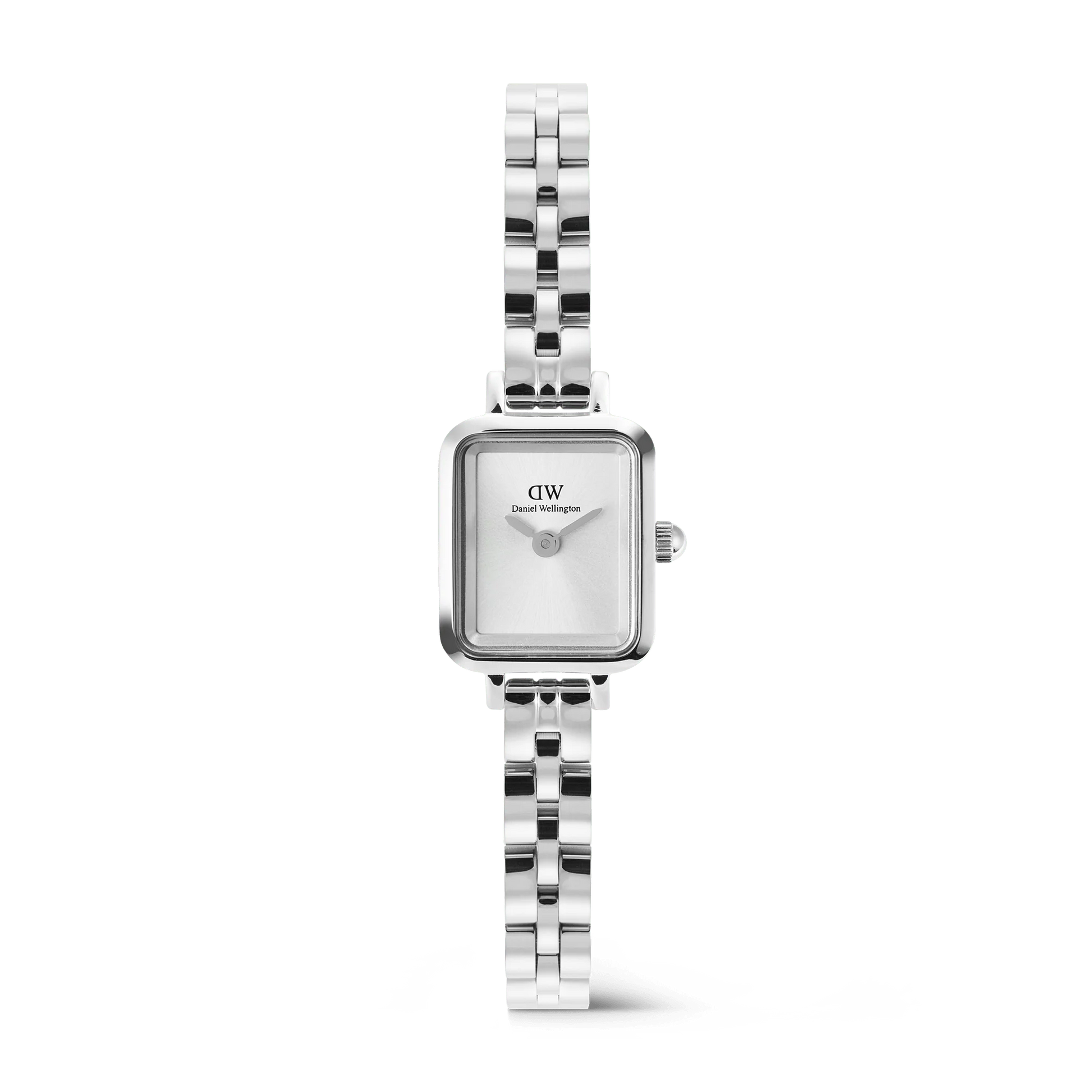 Daniel Wellington – Quadro Mini Arch 3-link White Sunray Silver – 15,4 x 18,2mm