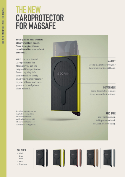 Secrid Cardprotector for MagSafe black