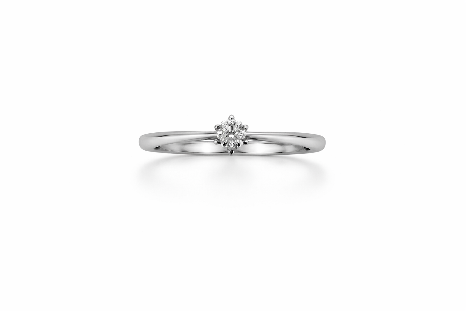 GULLHRINGUR – 14 KT – DEM 0,25 ct