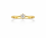 GULLHRINGUR – 14 KT – DEM 0,25 ct