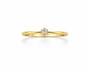 GULLHRINGUR – 14 KT – DEM 0,10 ct