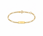 9 kt GULL – ARMBAND – ÁLETRUN