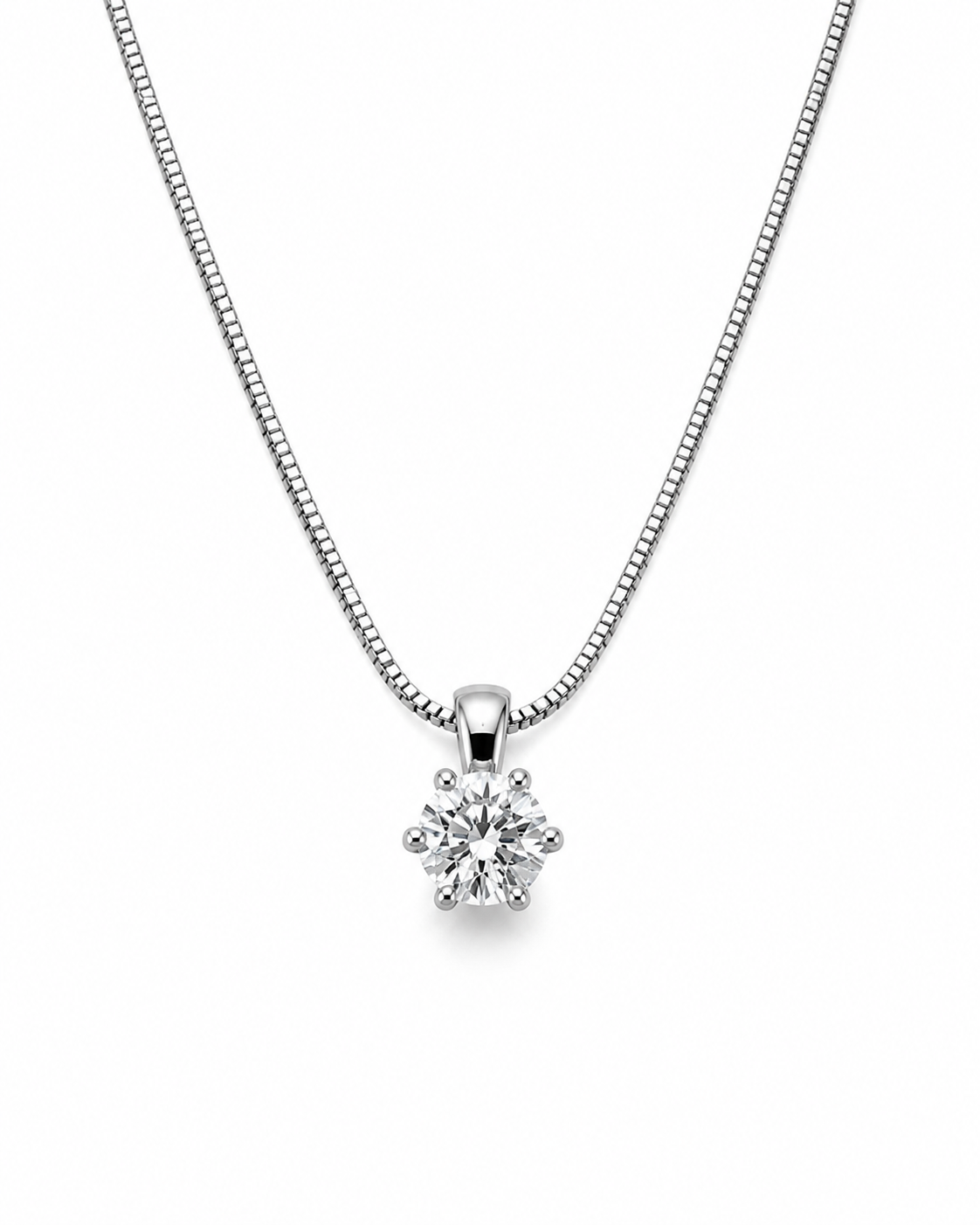 GULLHÁLSMEN – 14 KT – DEM 0,50 ct