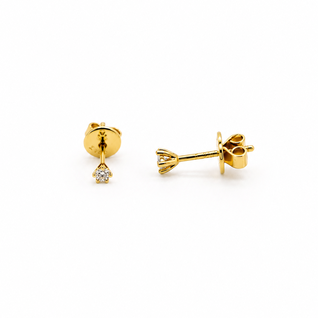 GULLEYRNALOKKAR – 14 KT – DEM 0,06 ct