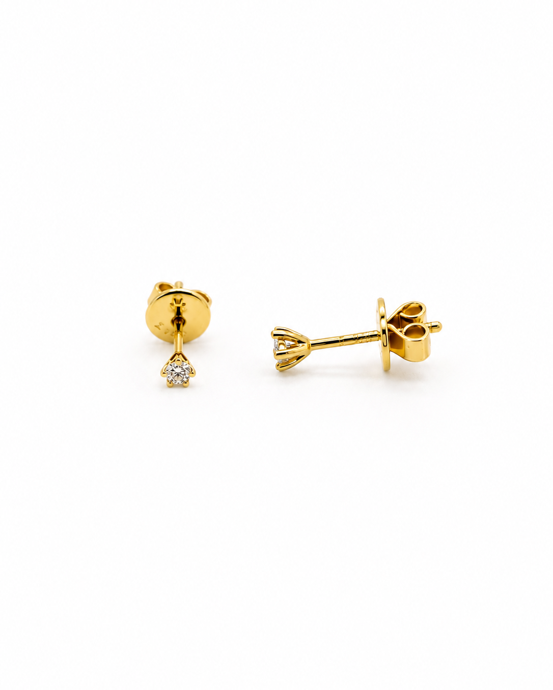 GULLEYRNALOKKAR – 14 KT – DEM 0,06 ct
