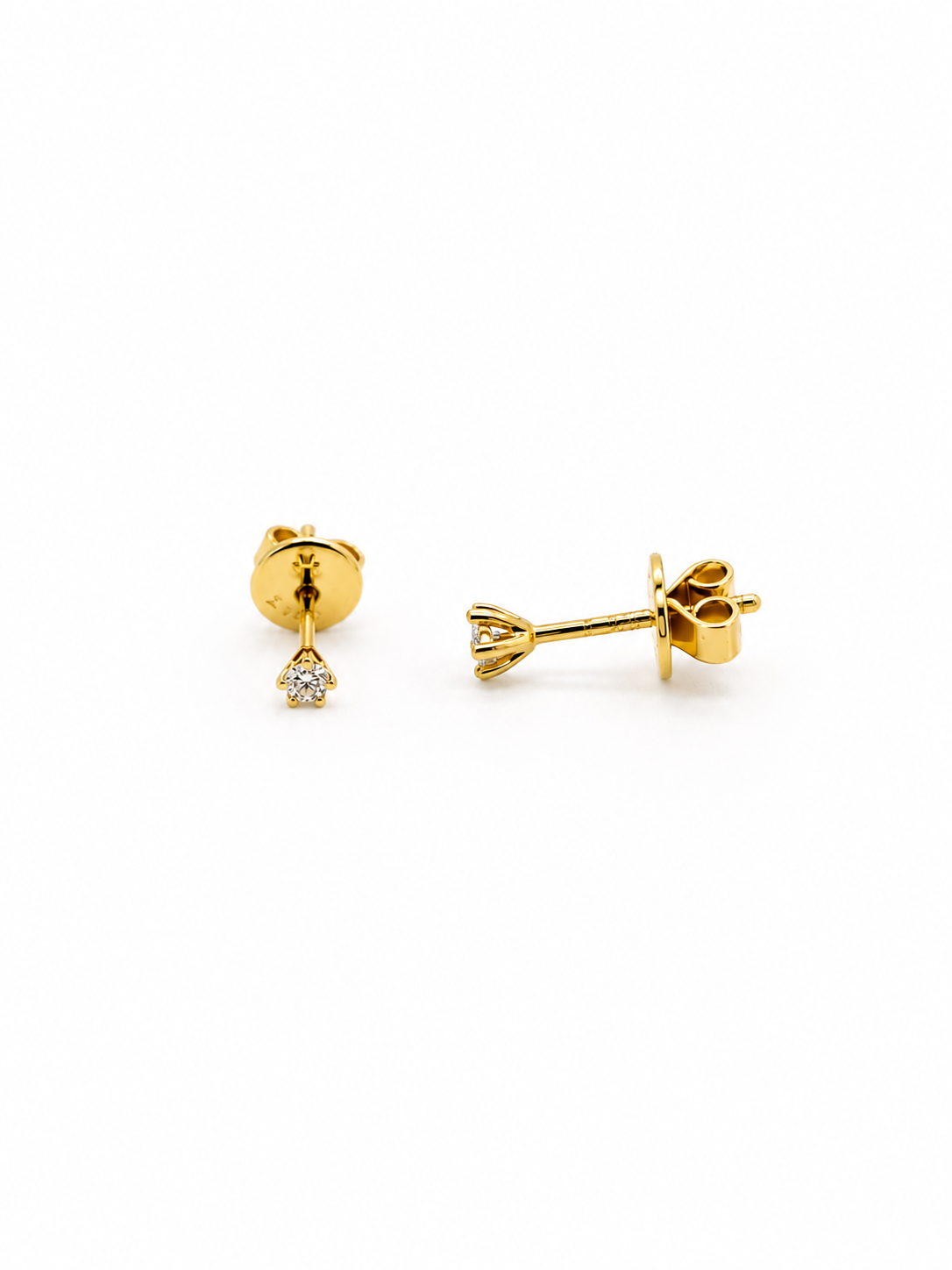 GULLEYRNALOKKAR – 14 KT – DEM 0,06 ct