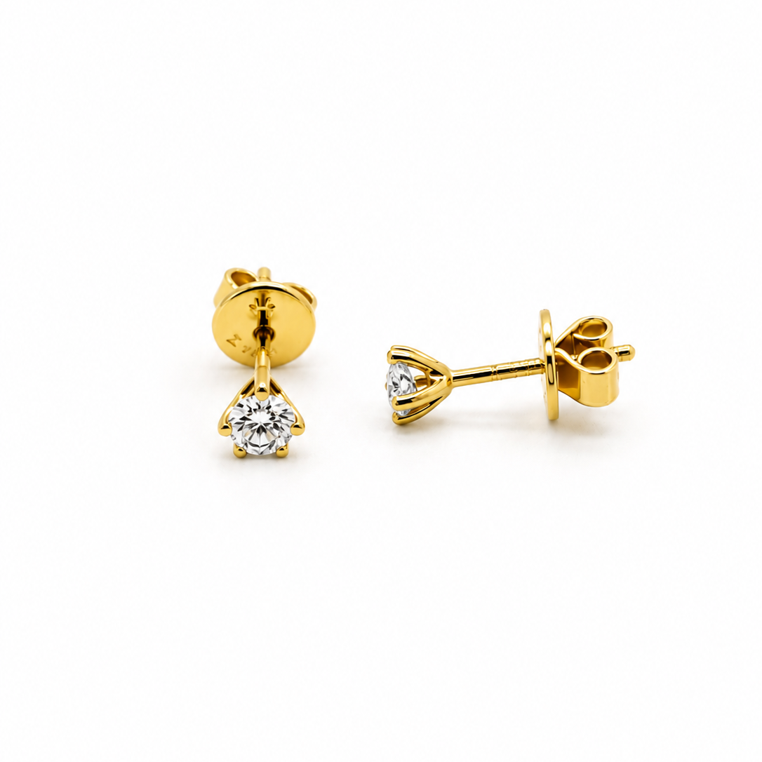 GULLEYRNALOKKAR – 14 KT – DEM 0,3 ct