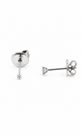 GULLEYRNALOKKAR – 14 KT – DEM 0,06 ct