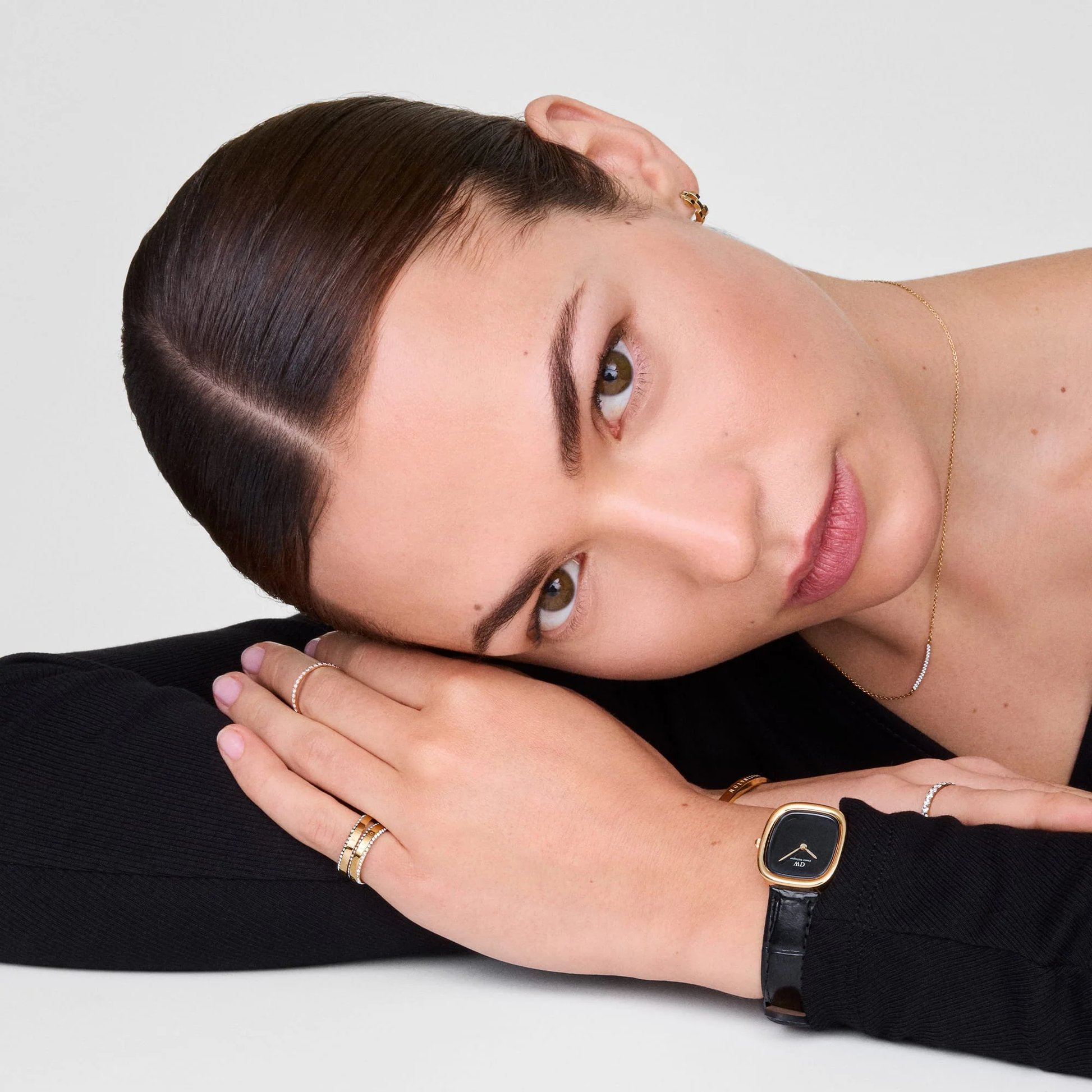 Daniel Wellington – Margot Reading Onyx Ceramic Gold – 24 – 26 mm