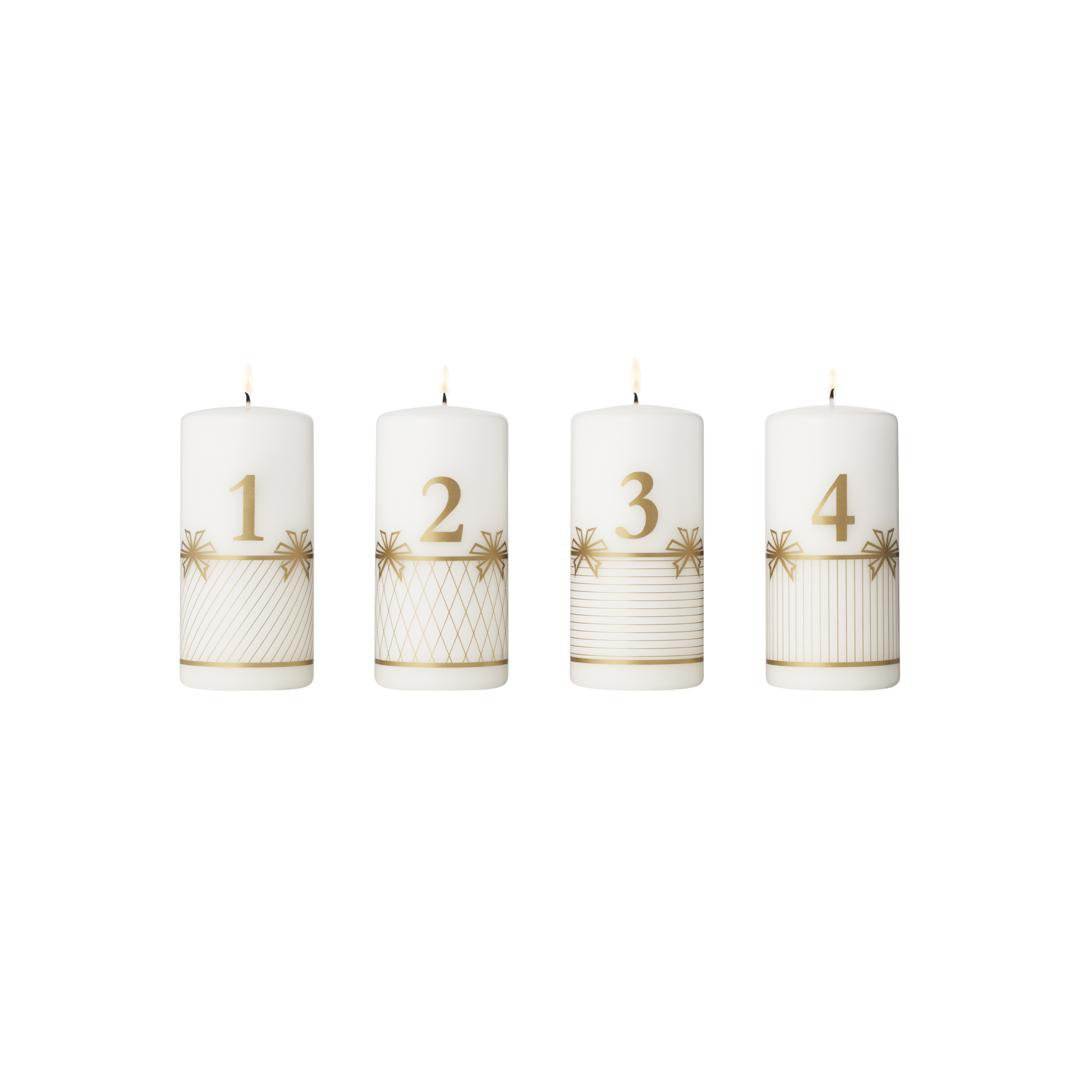 Georg Jensen Aðventukerti 2025 gull