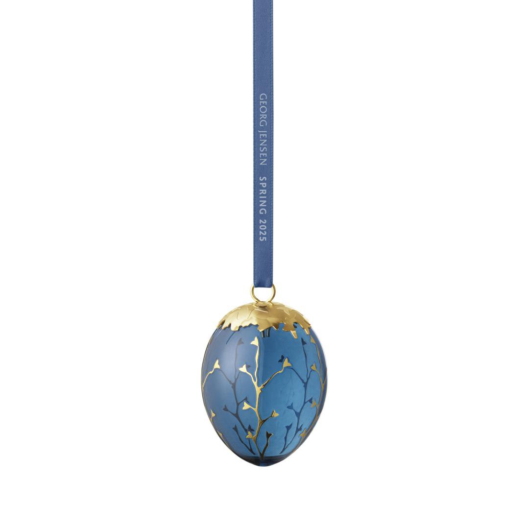Georg Jensen Páskaórói Egg Blátt