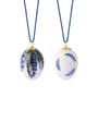 Royal Copenhagen Páskaegg 2025 Eurasian Jay Feathers 2stk