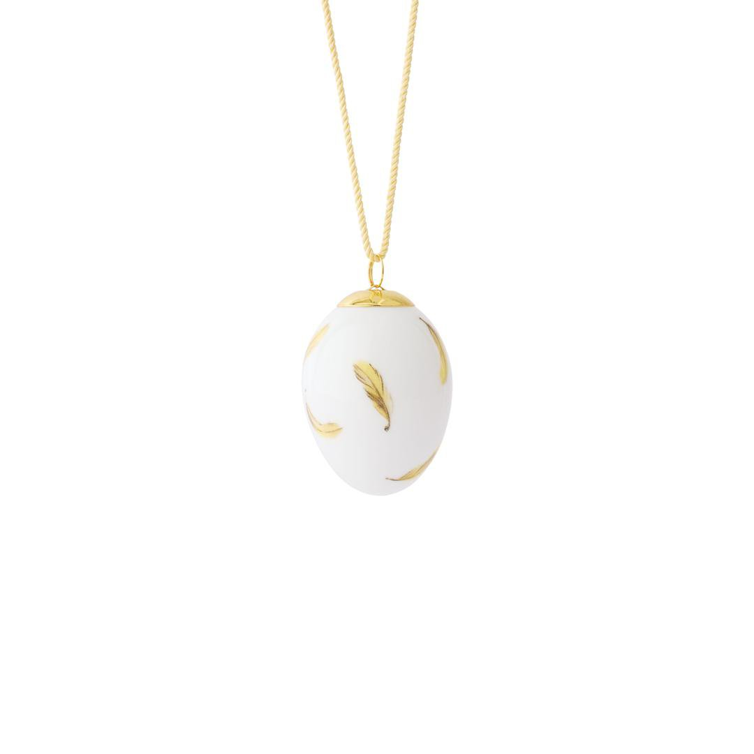 Royal Copenhagen Páskaegg 2025 Small Oriole Feathers