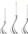 Georg Jensen Cobra kertastjakar 3 stk
