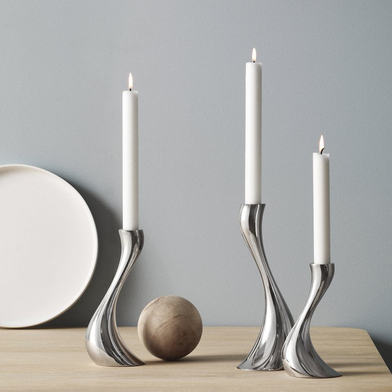 Georg Jensen Cobra kertastjakar 3 stk