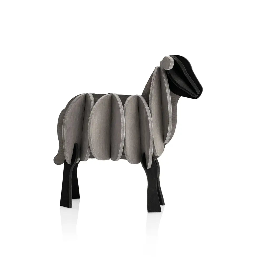 Grátt lamb - 14 cm