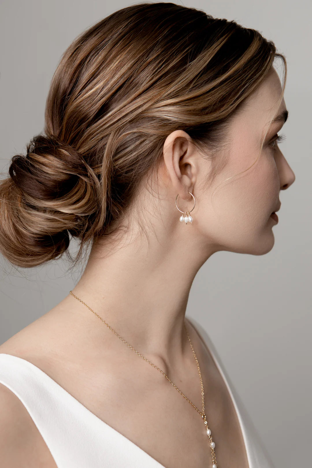 Waterfall Pearl Necklace