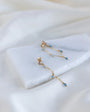 Aquamarine Tassel Earrings