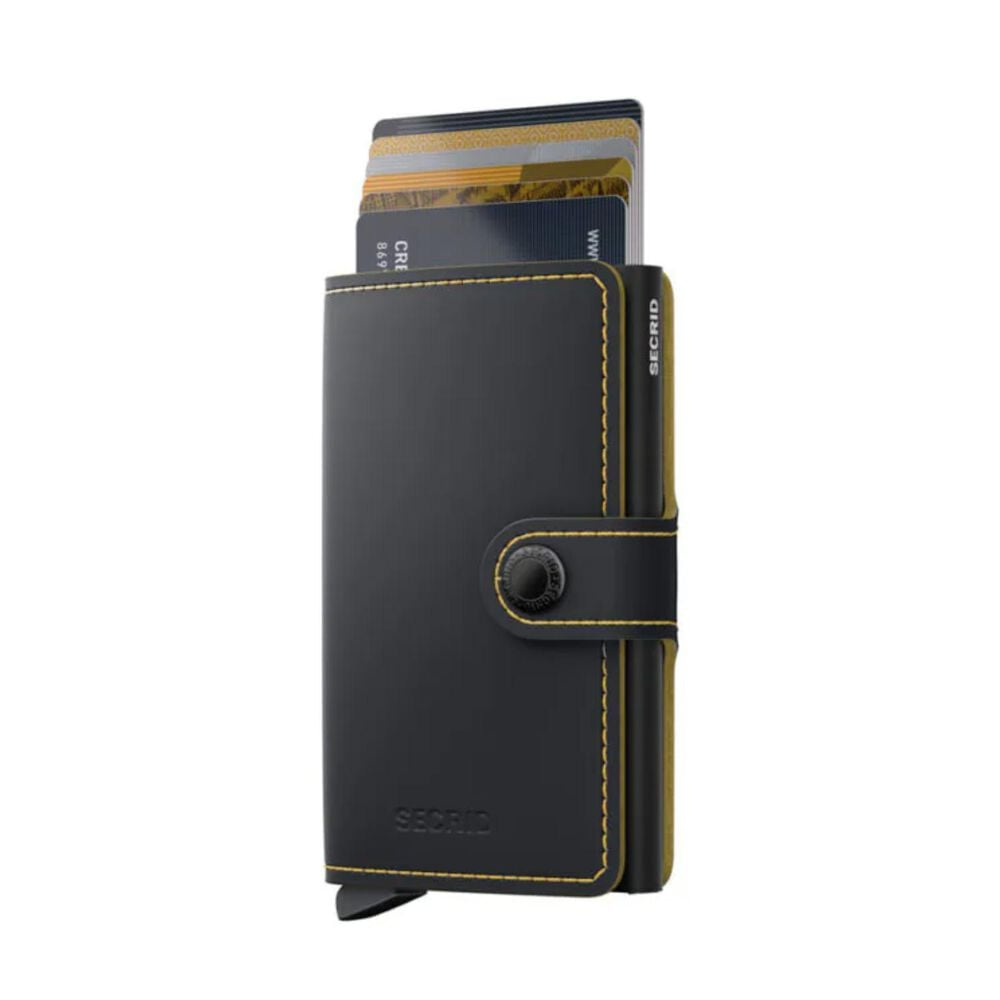 Secrid veski Matte Black & Ochre