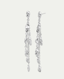BY•L – Örkörk eyrnalokkar stud með keðjum – rhodium