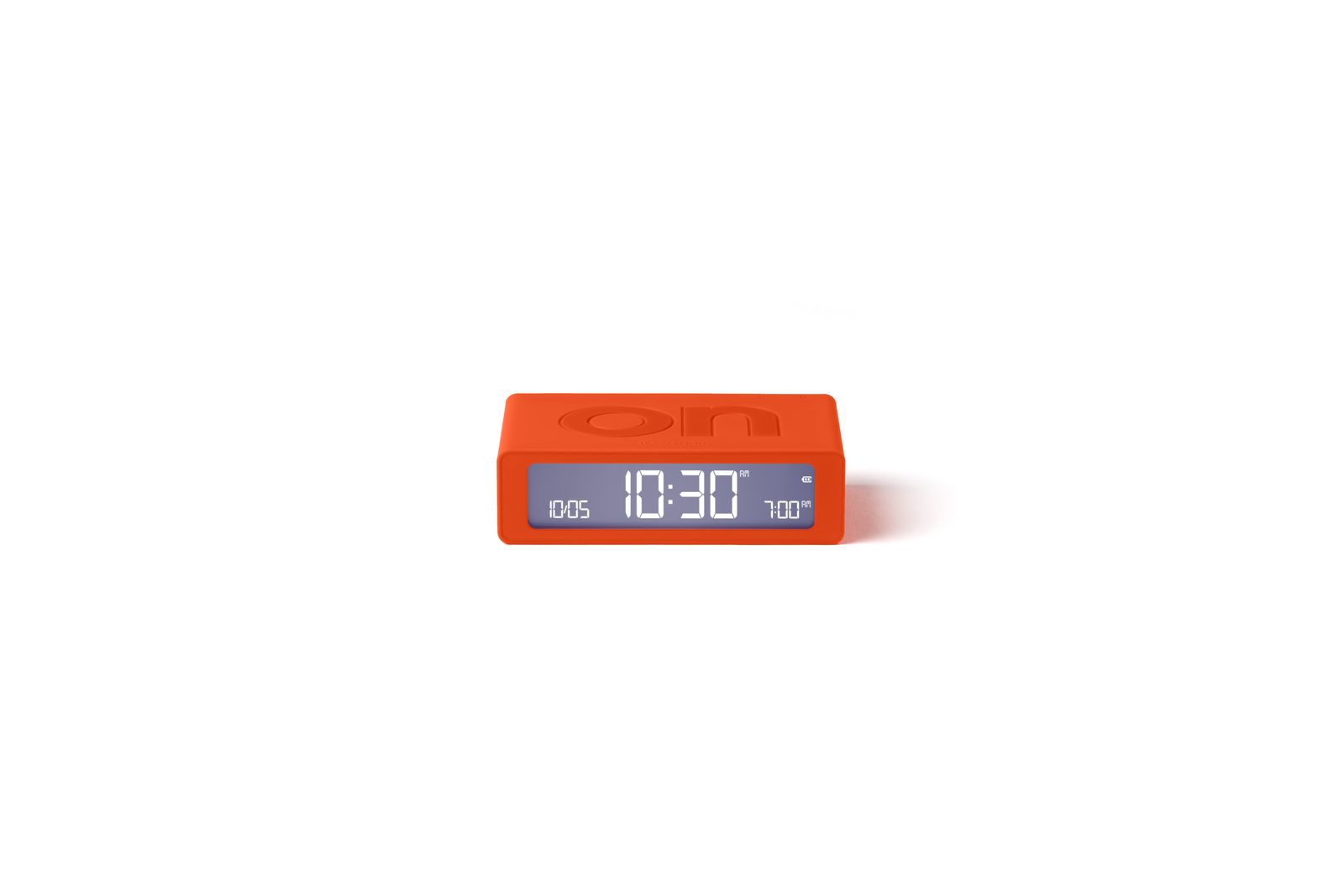 Lexon vekjaraklukka Orange lítil