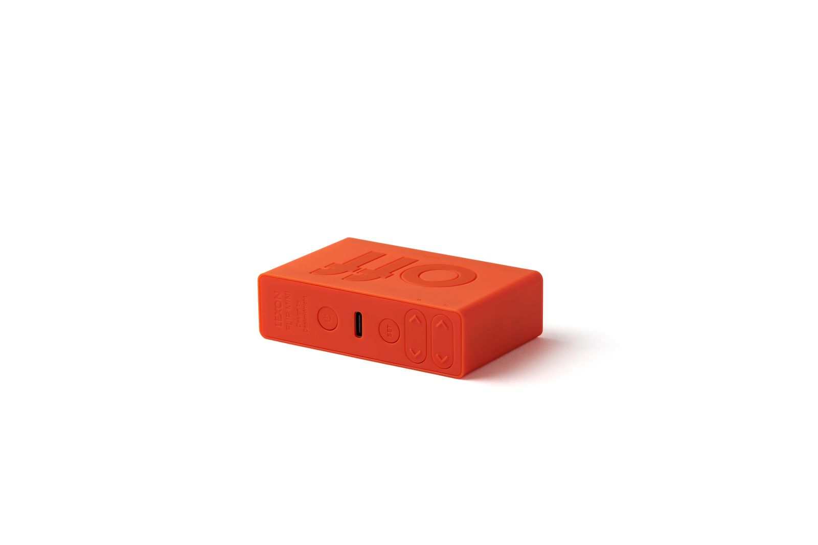 Lexon vekjaraklukka Orange lítil