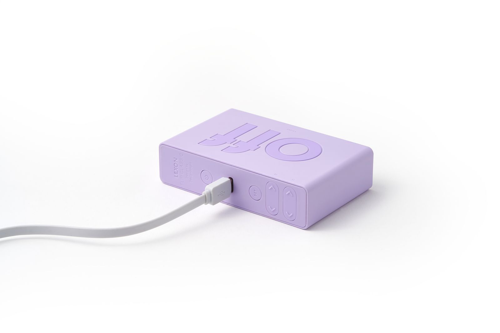 Lexon vekjaraklukka Lilac stór
