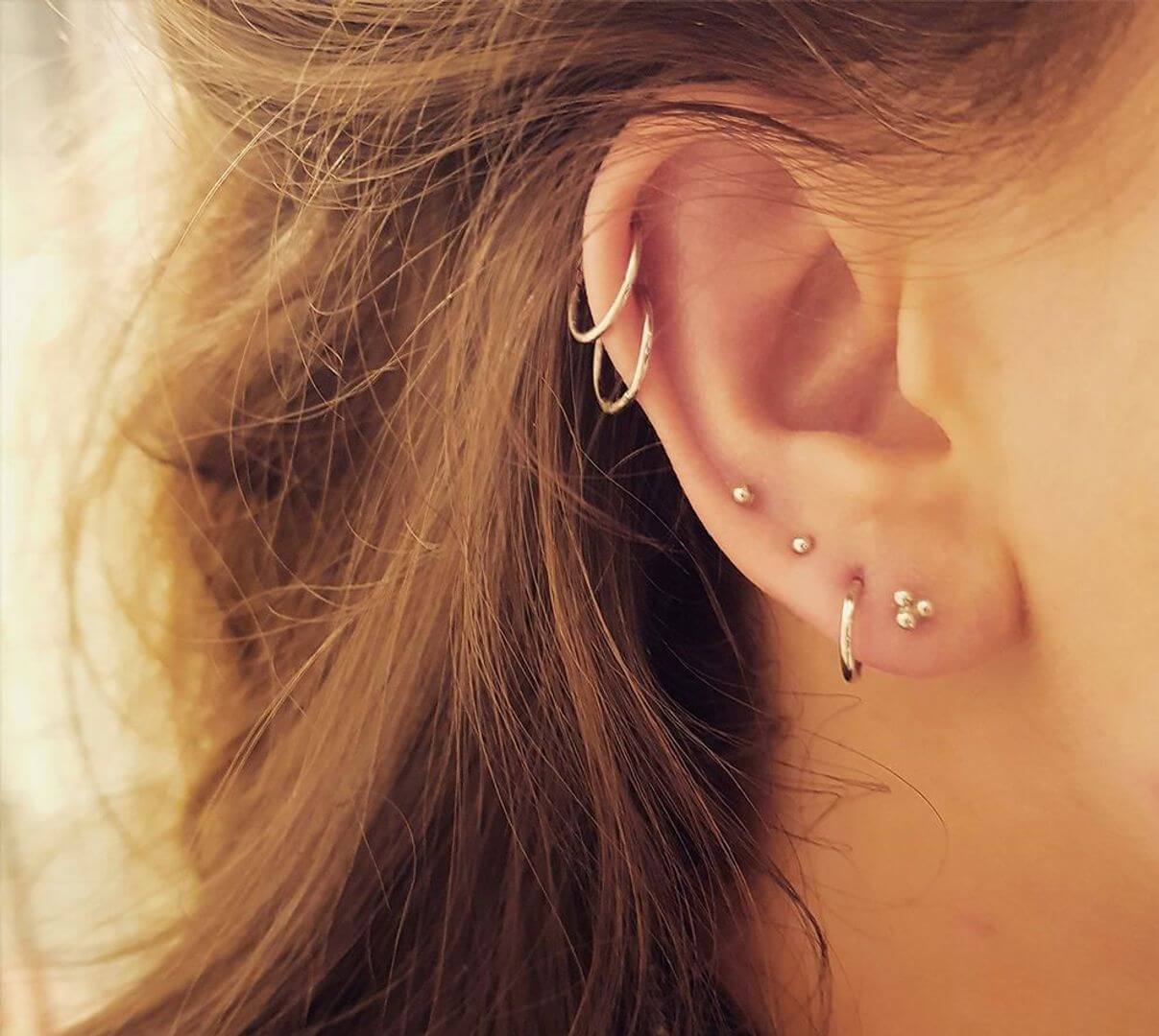 Silfurreyrnalokkar - PIERCE52 