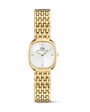 Corta White Grain-Link Gold