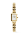 Daniel Wellington – Quadro Mini Arch 3-link hvítt Sunray gull – 15,4 x 18,2 mm