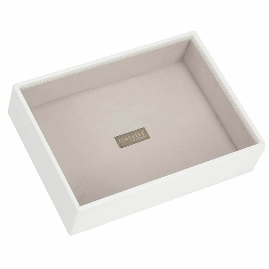 Stackers box hvítt stórt hólf 