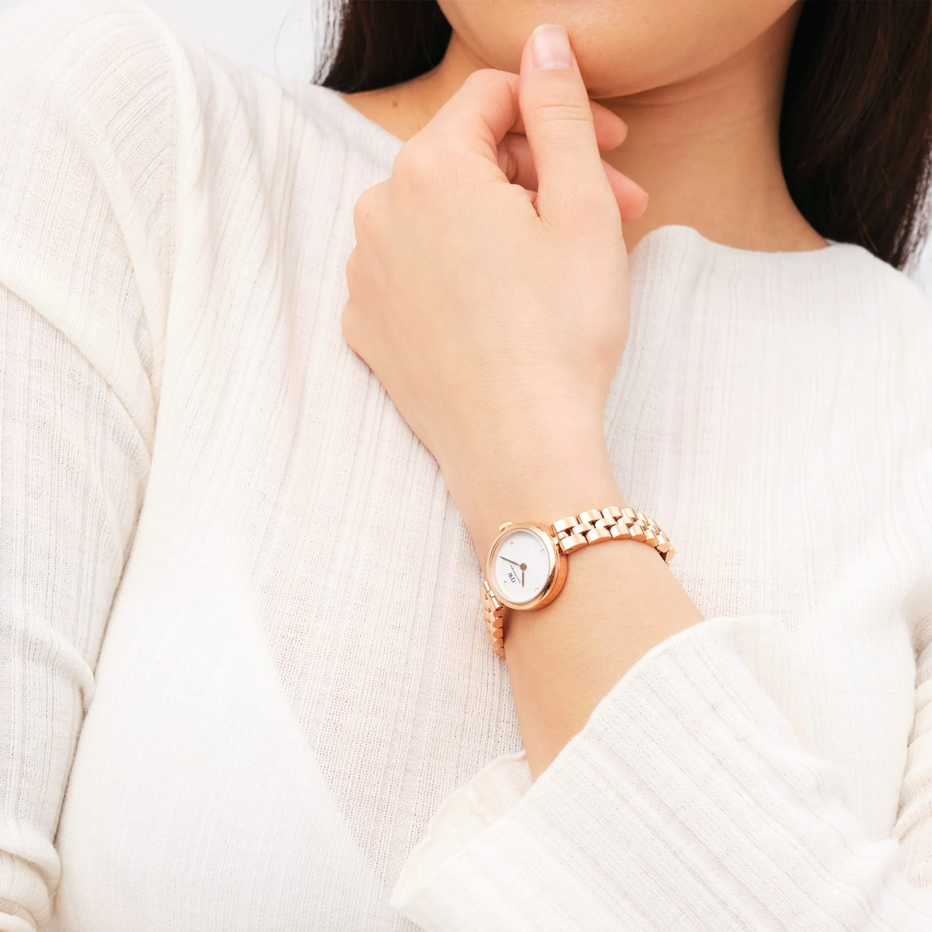 Daniel Wellington – Elan Lumine rósagull – 22 mm