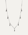 BY-L – Stilla hálsfesti 7 dropar – rhodium