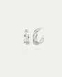 BY•L – TAILSTAILS EYRNALOKKAR 22MM - RHODIUM