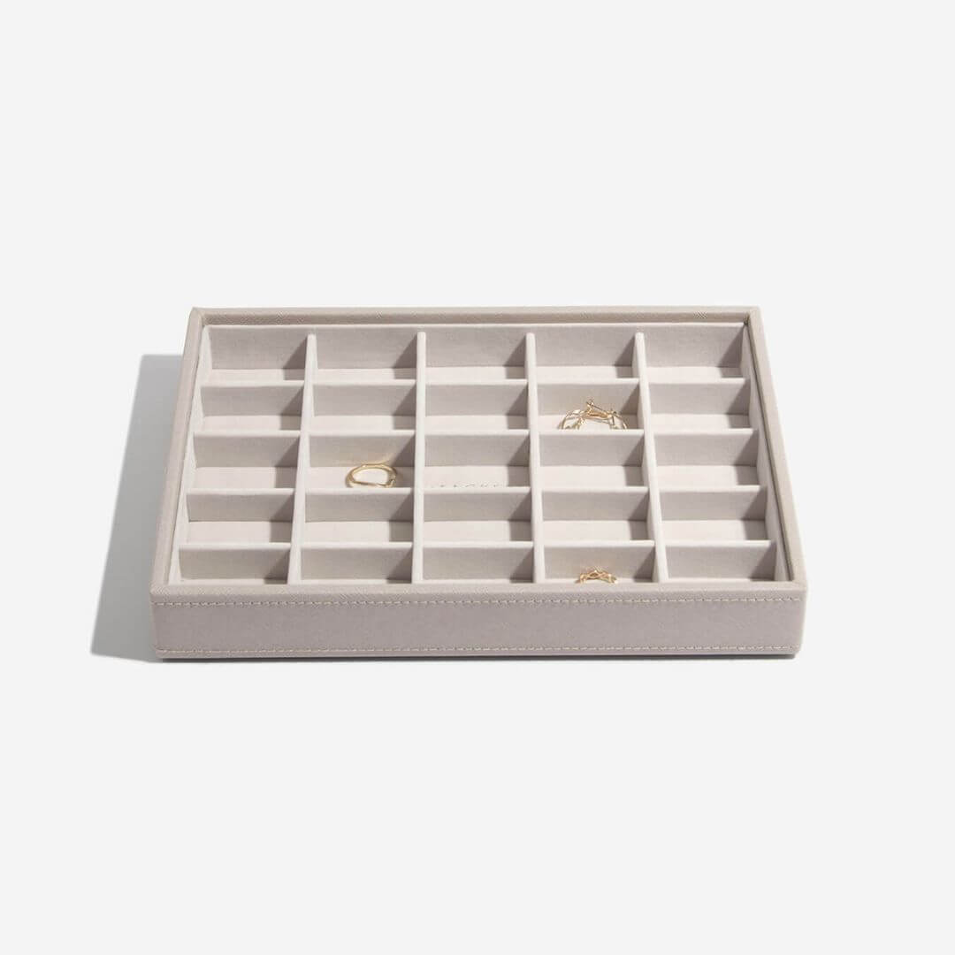 Stackers box grátt með litlum hólfum 